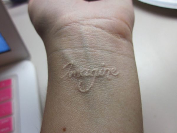Imagine Word Tattoo