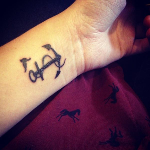 Impressive Anchor Tattoo On Wrist