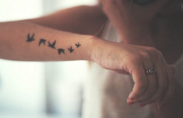 Impressive Birds Tattoo On Wrist