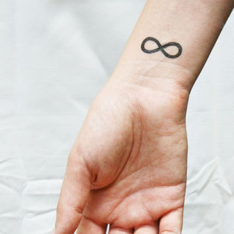 Impressive Infinity Tattoo On Wrist