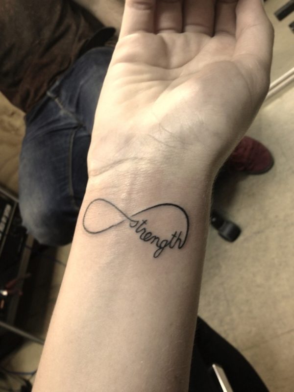 Infinity And Strength  Tattoo 