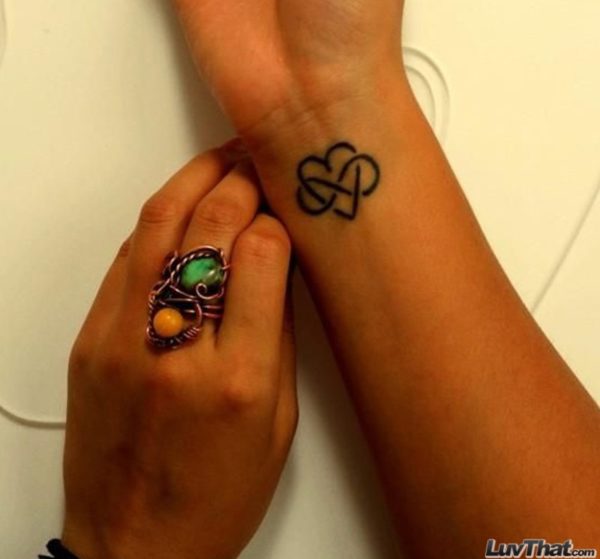 Infinity Heart Tattoo