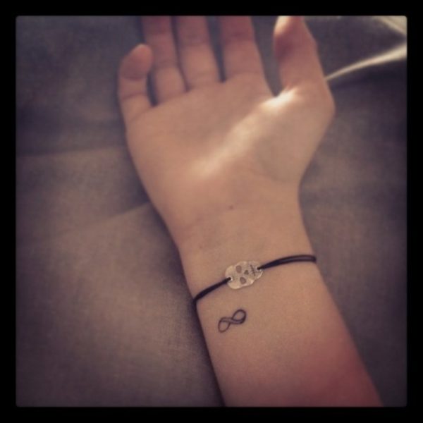 Infinity Sign Tattoo On Wrist 