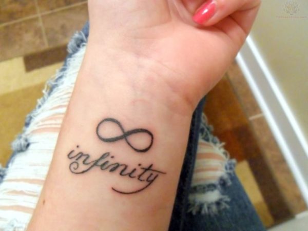 Infinity Tattoo Design On Wrist 