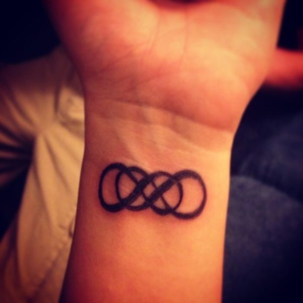 Infinity Tattoo Design On Wrist