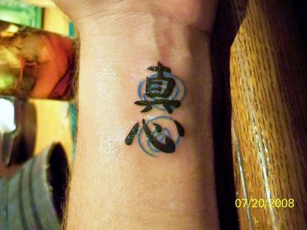 Japanese Tattoo On Wrist