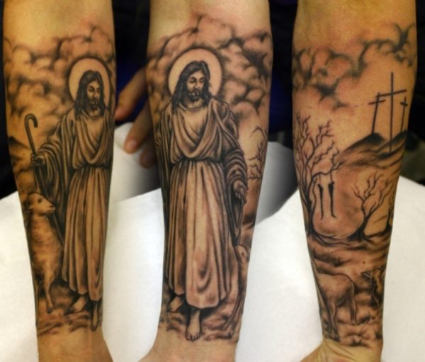 Jesus Tattoo  Design On Wrist