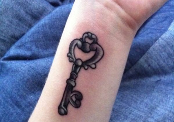 Key Tattoo Design