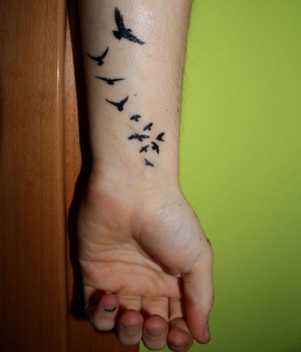 Large Birds Tattoo