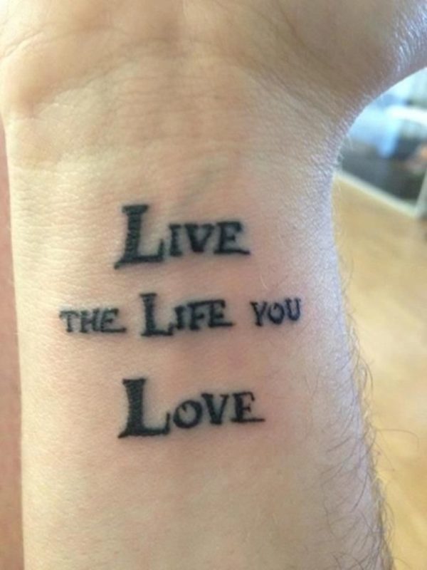Live The Life You Love