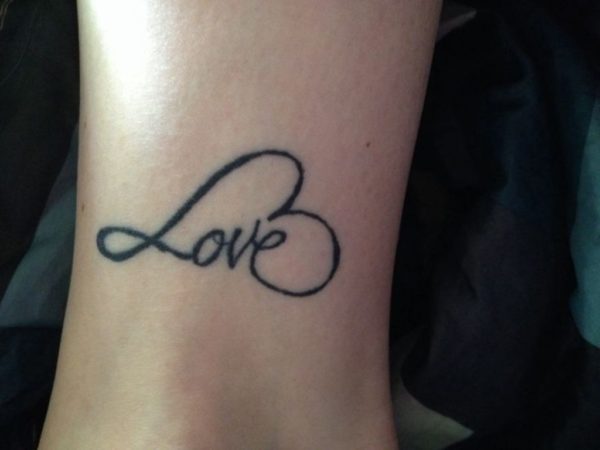 Love And Infinity Tattoo Designs