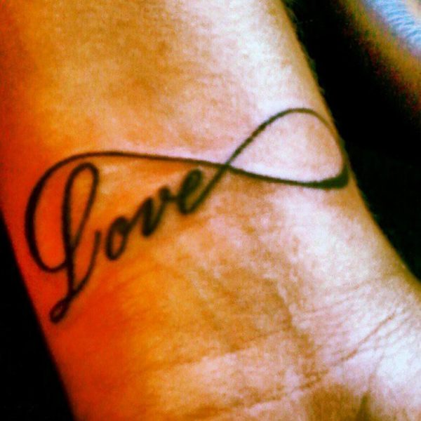 Love Tattoo On Wrist 