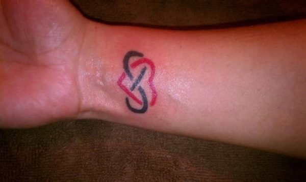 Lovely Infinity Tattoo On Wrist