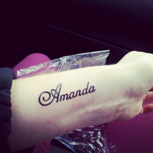 Lovely Name Tattoo