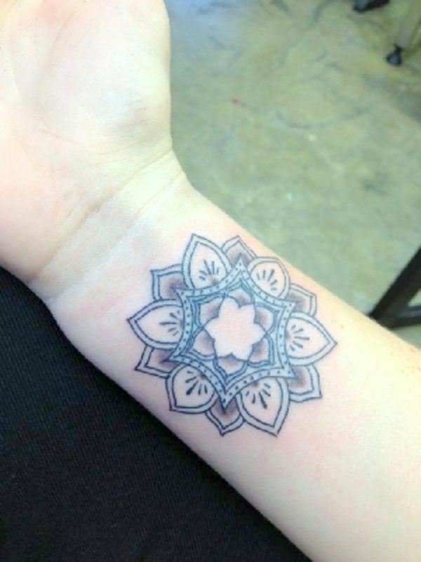 Mandala Flower Tattoo 