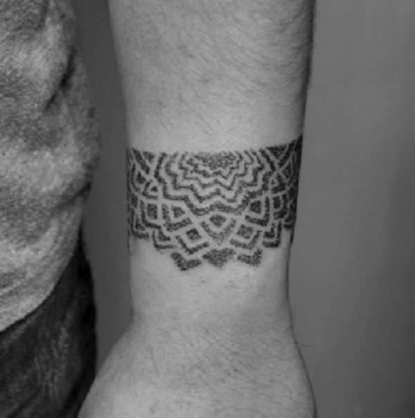 Mandala Tattoo On Wrist