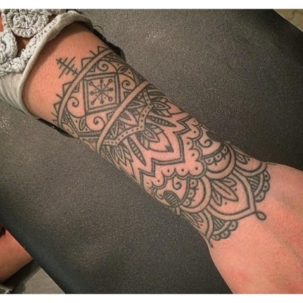 Mandala Tattoo On Wrist