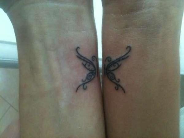 Mariposa Tattoo On Wrist