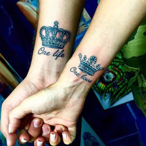 Matching Crown Tattoo