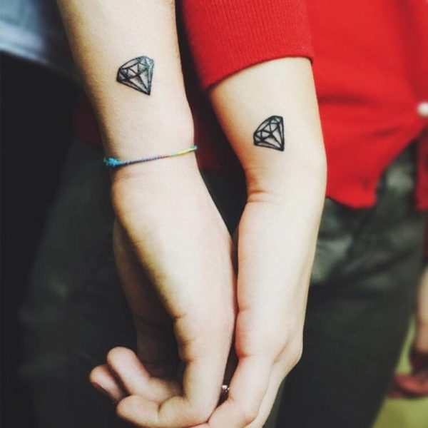 Matching Diamond Tattoo