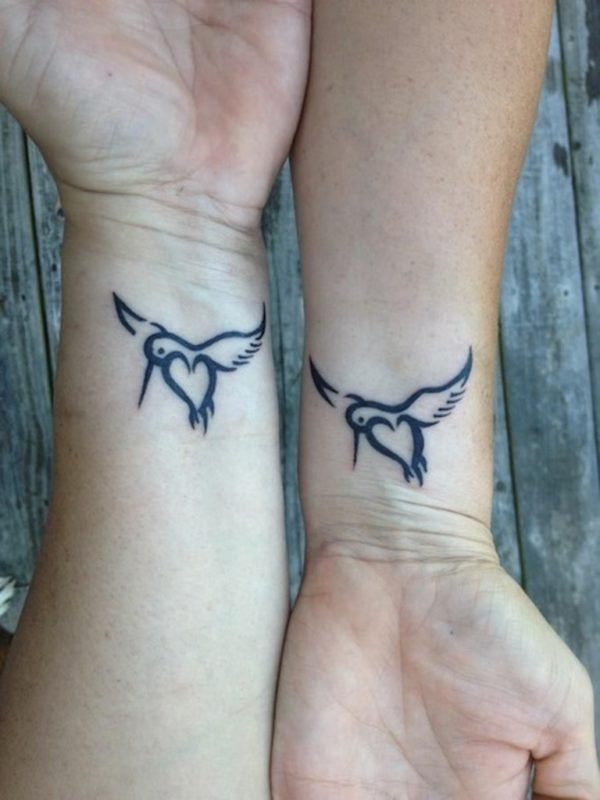 Matching Sisters Wrist Tattoo