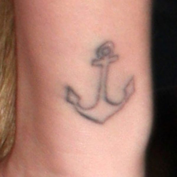 Miley Cyrus Anchor Wrist Tattoo