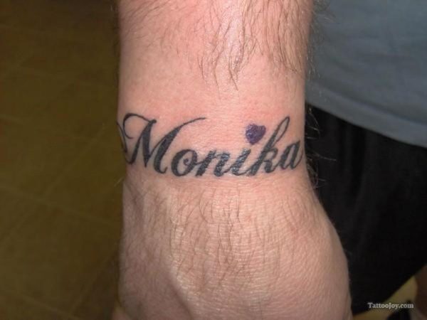 Monika Name Tattoo