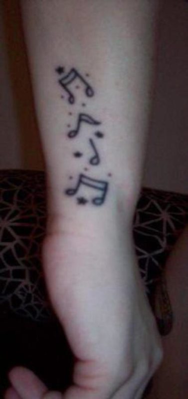 Music Notes Tattoo