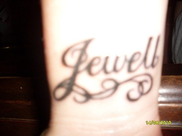 Name Tattoo On Wrist