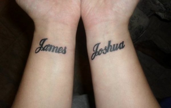 Name Tattoo On Wrist