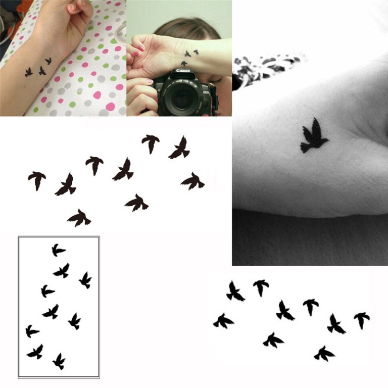 53 Fantastic Birds Tattoos For Wrist