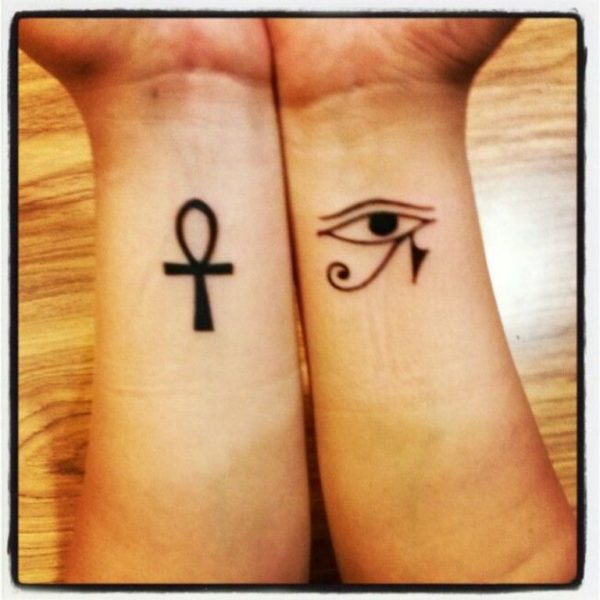 Nice Egyptian Tattoo On Wrist