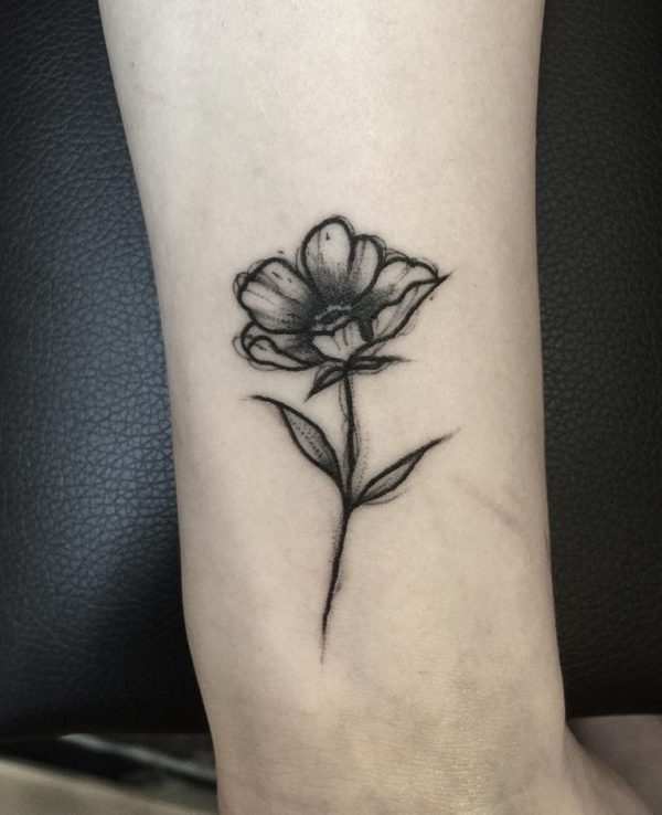 Nice Flower Tattoo Design