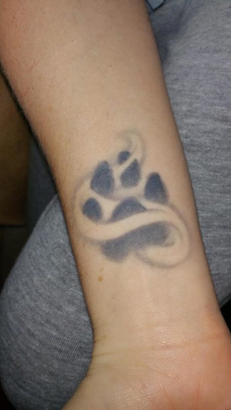 Nice Paw Tattoo 