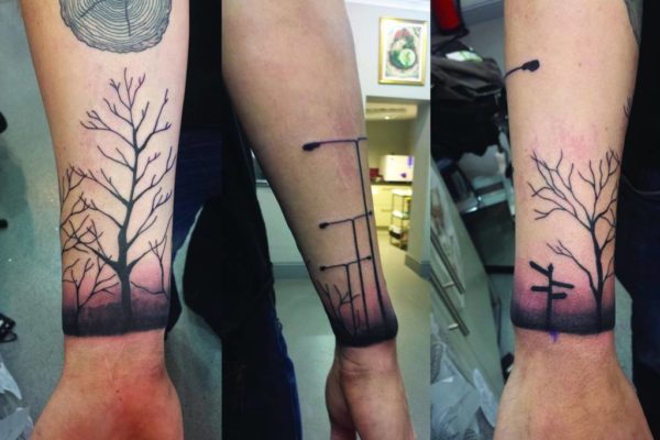 Nice Tree Tattoo Design