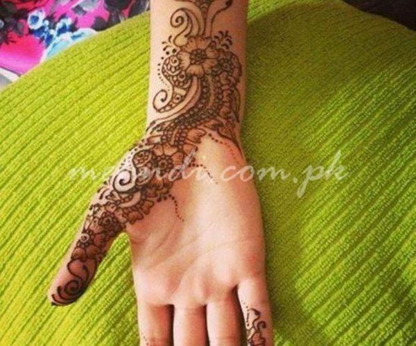 Normal Beautiful Mehndi Tattoo