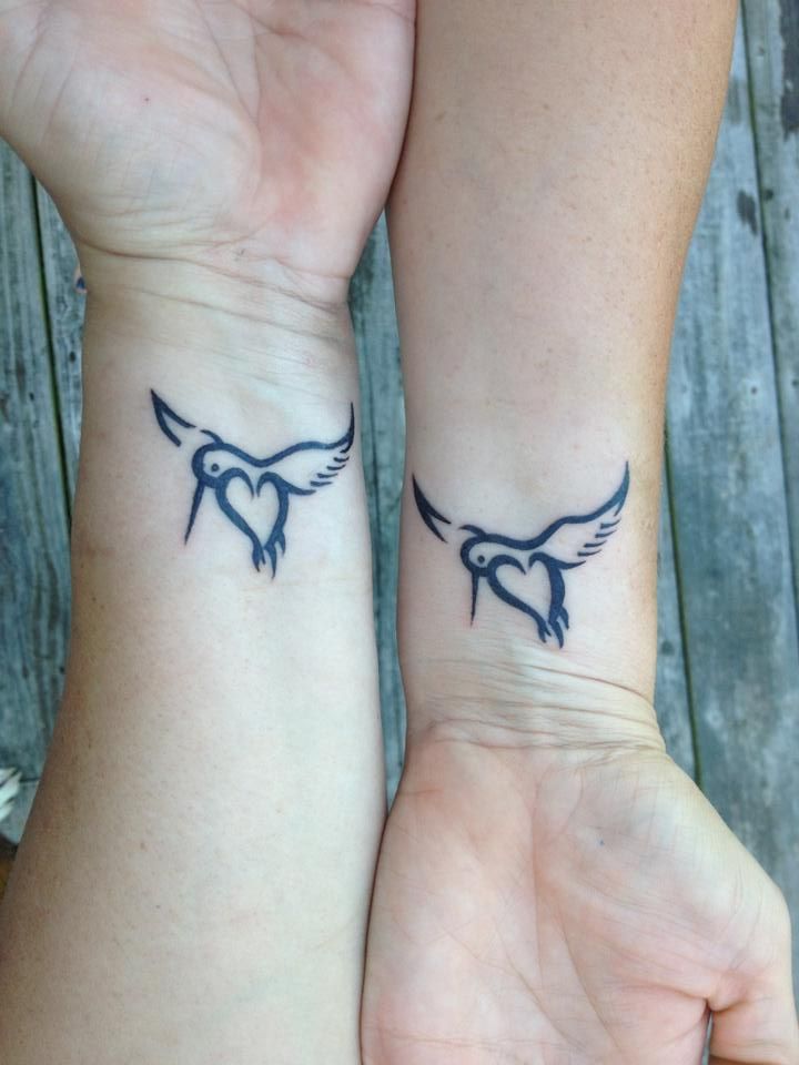 Outline  Hummingbird Tattoo