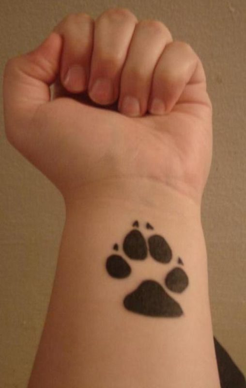 Paw Print Tattoo