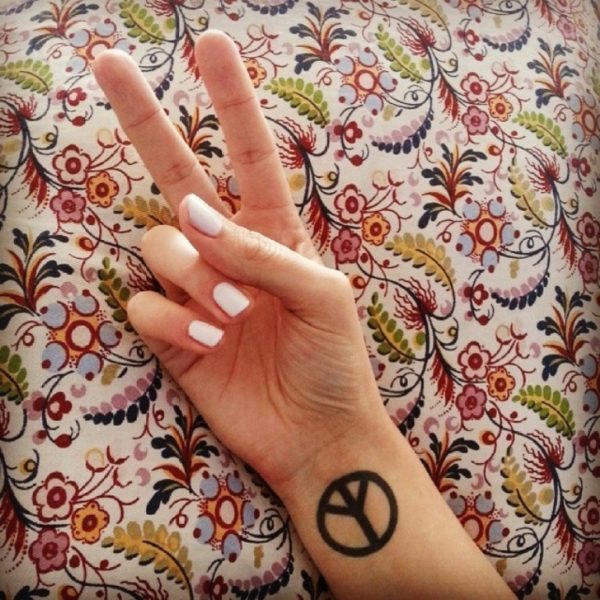 Peace Sign Tattoo