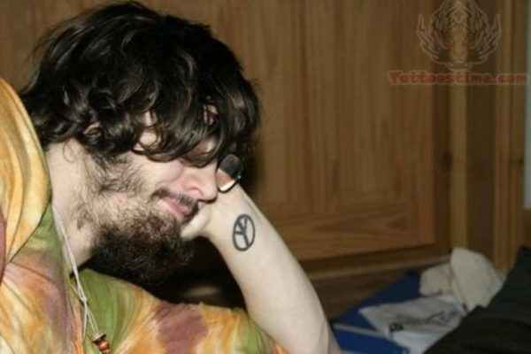 Peace Symbol Tattoo 