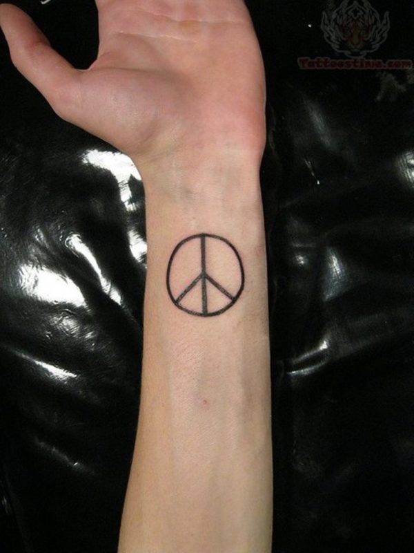 Peace Symbol Tattoo