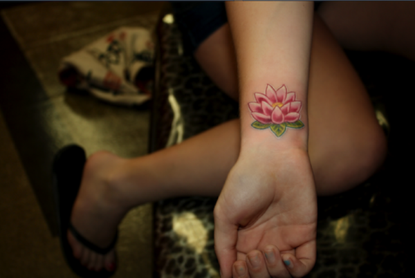 Pink Lotus Tattoo