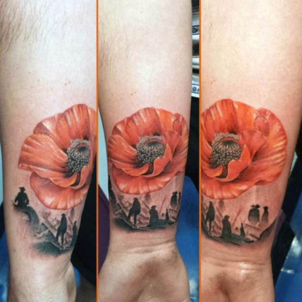 Poppy Flower Tattoo