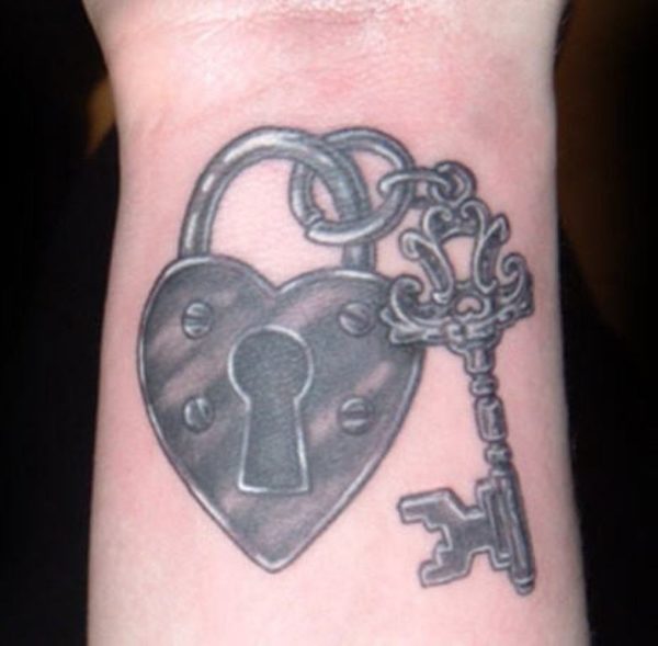 Pretty Key Tattoo