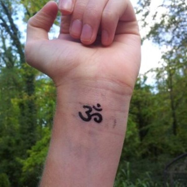 Pretty Om Tattoo