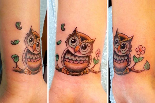 Pretty Owl Tattoo