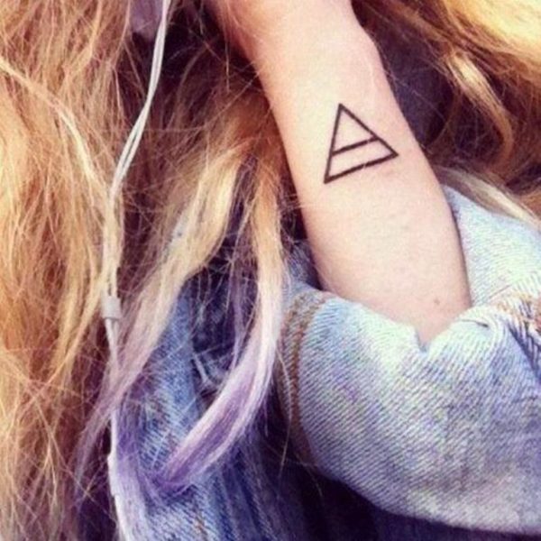 Prism shape Geometric Tattoo