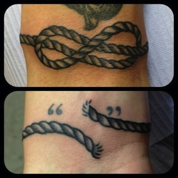 Rope And Infinity Tattoo