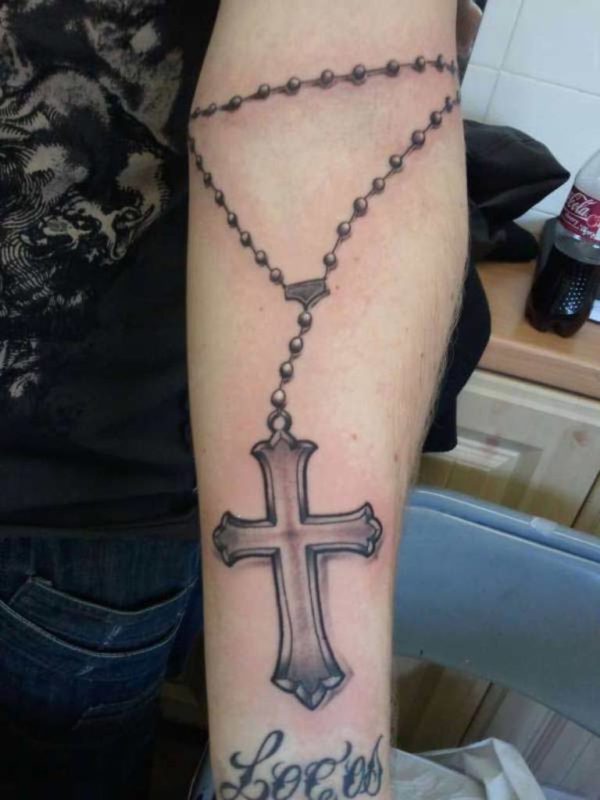 Rosary Cross Tattoo