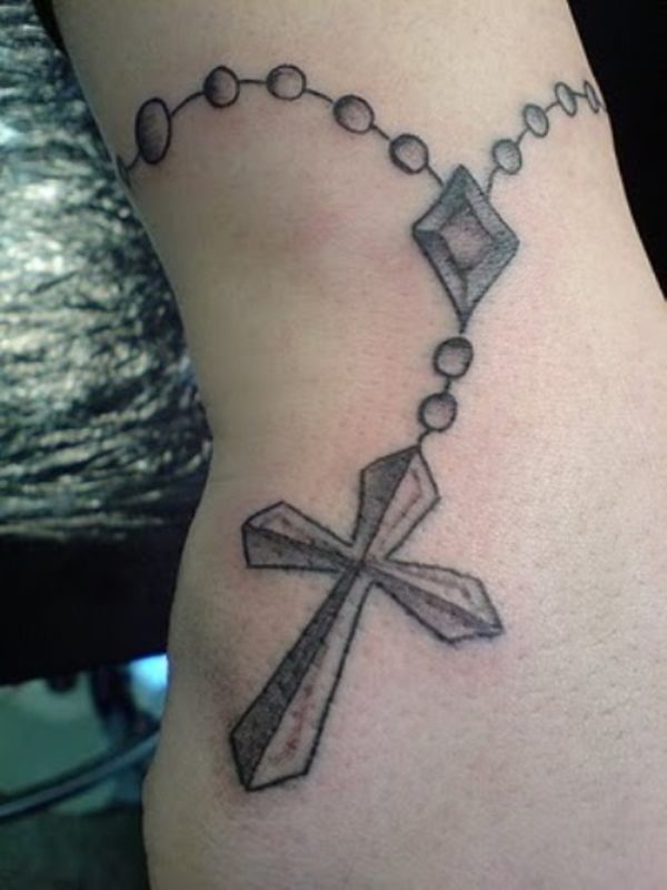 Rosary Cross Tattoo